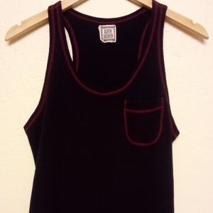 Vintage 1960s Alvin Duskin tank top | vintage racer back top M/L